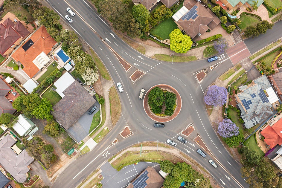 cars on melbourne road