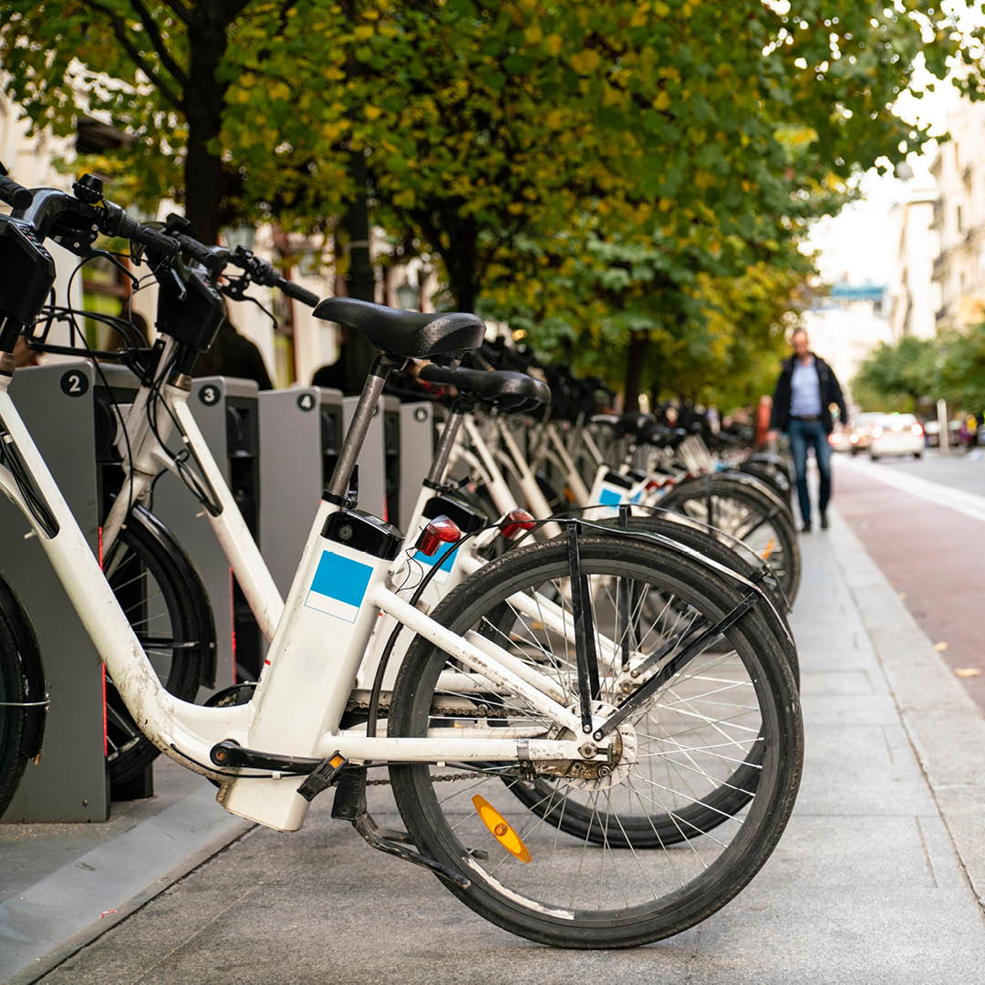 E-bike on the park